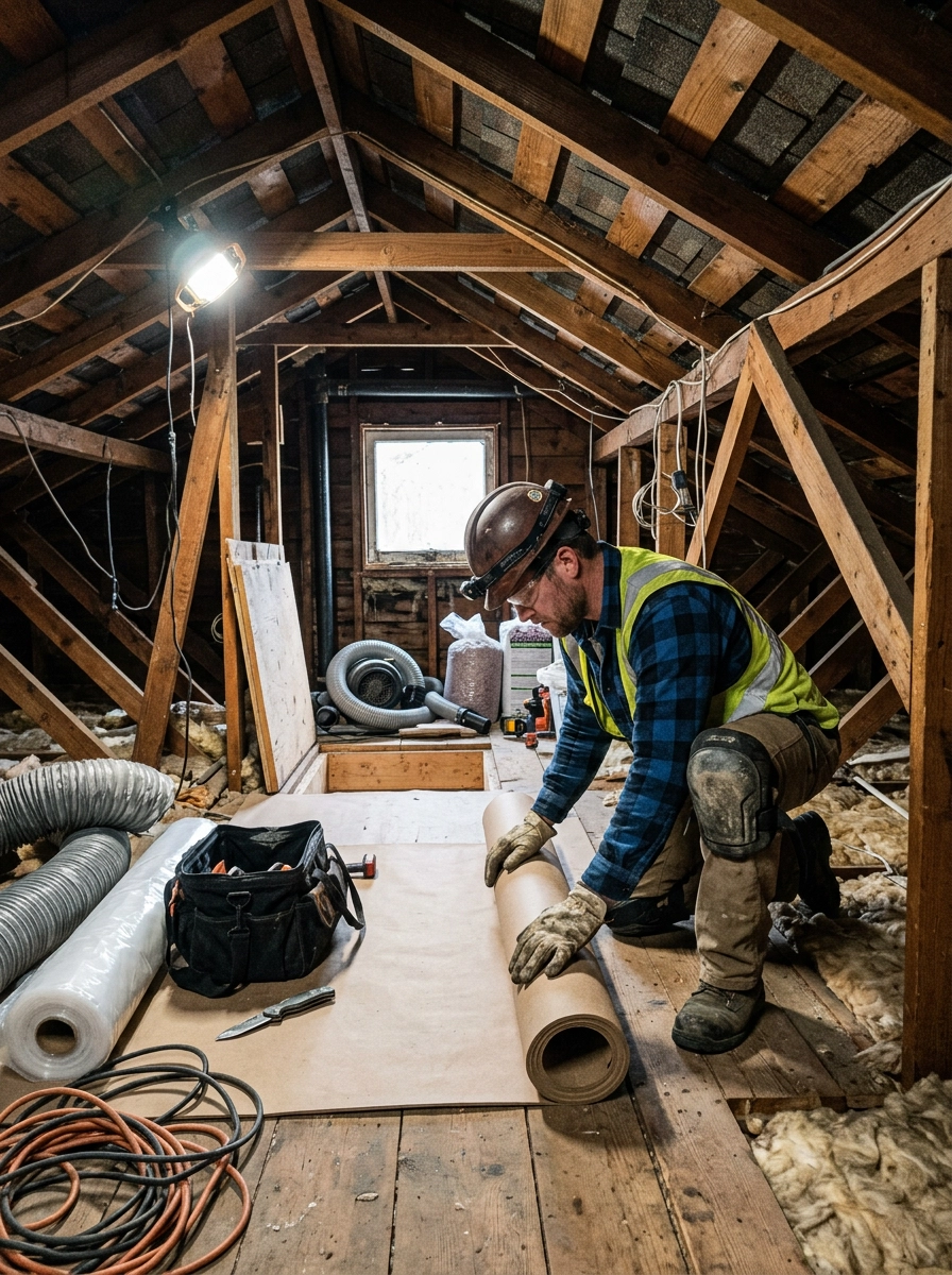 Eco Elements insulating a home near Mapleton, Utah