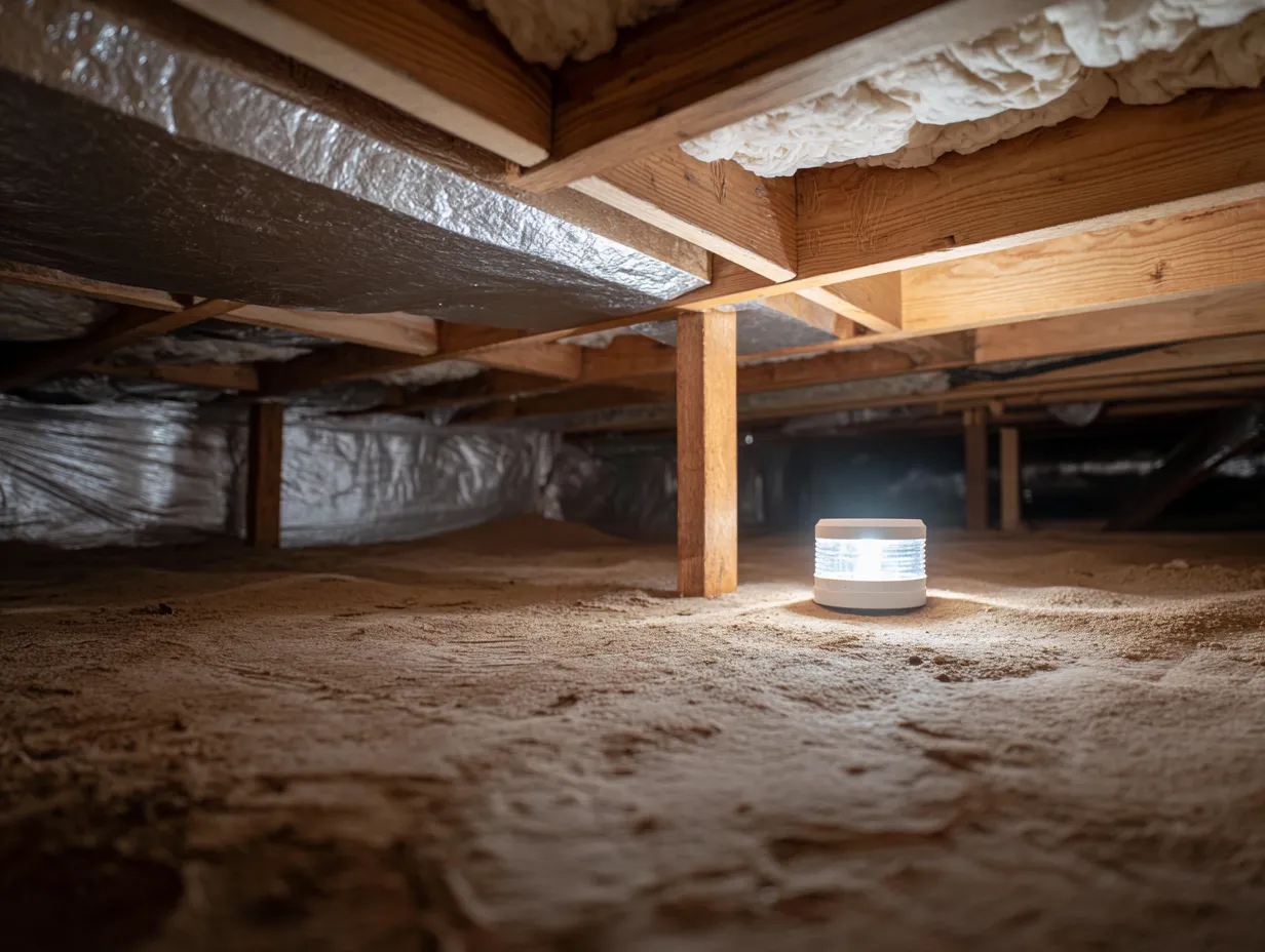 Crawl space insulation
