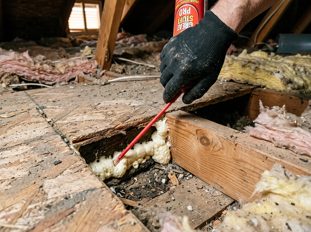 Eco Elements insulating a home near Draper, Utah
